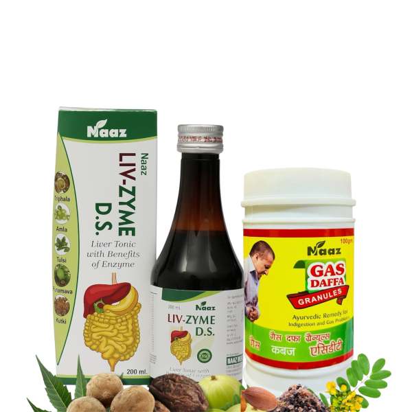 COMBO (LIVZYME D.S SYRUP + GASDAFFA GRANULES) 